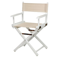 Load image into Gallery viewer, Casual Home 18&quot; Director&#39;s Chair White Frame with Wheat Canvas
