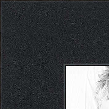 ArtToFrames 20x29 inch Satin Black Picture Frame, 2WOMFRBW26079-20x29