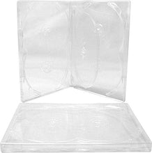 Load image into Gallery viewer, Square Deal Recordings &amp; Supplies (10) 6-Disc Capacity Super Clear 14MM DVD Empty Replacement Cases with Wrap Around Sleeve #DV6R14CL
