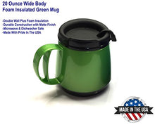 Load image into Gallery viewer, 20oz. Foam Insulated Wide Body ThermoServ Mug- Green
