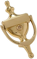 Hillman 852395 Hardware Essentials Bright Brass Door Knocker with Viewer7in, Brass With Viewer