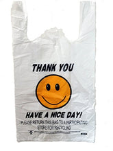 Load image into Gallery viewer, PIC Happy Face Thank You Shopping Bags, Case of 280
