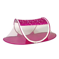 I Frogee Hot Pink Butterfly Brocade Pop-Up Tent for Baby Girl