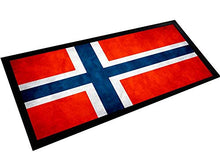 Load image into Gallery viewer, Artylicious Norway Flag bar Pub mat Runner Counter mat
