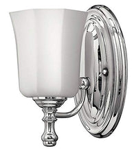 Load image into Gallery viewer, Hinkley Shelly Collection Traditional One Light Bathroom Vanity Fixture, Chrome
