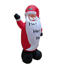 Load image into Gallery viewer, 4 Foot Tall Lighted Christmas Inflatable Santa Claus with Big Beard Yard Decoration
