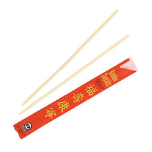 Load image into Gallery viewer, Royal Premium Disposable Bamboo Chopsticks, 9&quot; Sleeved and Separated, UV Treated, Bag of 100
