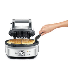 Load image into Gallery viewer, Breville BWM520XL No-Mess Waffle Maker, Brushed Stainless Steel
