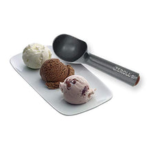 Load image into Gallery viewer, Zeroll 1010-ZT Zerolon Hardcoat Anodized Commercial Ice Cream Scoop with Unique Liquid Filled Heat Conductive Handle Easy Release 20 Scoops per Gallon Made in USA, 4-Ounce, BLACK
