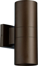 Load image into Gallery viewer, Quorum Lighting 720-2-86, Cylinders Wall Sconce Lighting, 2 Light, Oiled Bronze
