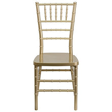 Load image into Gallery viewer, Flash Furniture 2-LE-GOLD-GG  2 Pk. HERCULES PREMIUM Series Gold Resin Stacking Chiavari Chair
