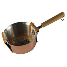 Load image into Gallery viewer, Pearl Metal HB-1585 Yukihira Pot, 6.3 inches (16 cm), For Gas Stoves, Can Pour From Anywhere, Copper Pot, Made in Japan
