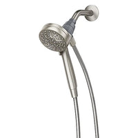 Moen 26100EPSRN Magnetix 3.5-Inch Six-Function Handheld Showerhead with Eco-Performance Magnetic Docking System, Brushed Nickel