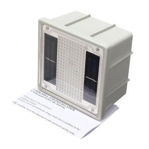 LED Square Solar Power Buried Recessed Outdoor Garden Paver Light by 24/7 store