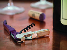 Load image into Gallery viewer, Truetap Burgundy Double Hinged Waiter&#39;s Corkscrew by True
