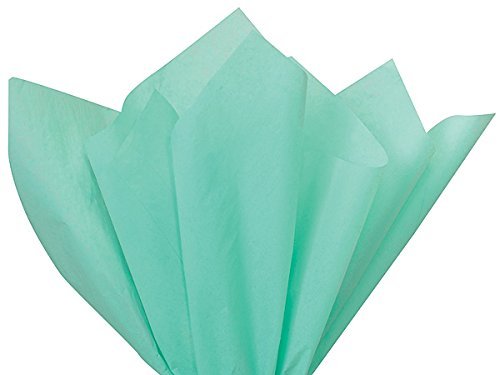 Aqua Blue Tissue Paper 20 Inch X 30 Inch - 48 Sheet Pack