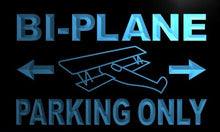 Load image into Gallery viewer, Bi - Plane Parking Only LED Sign Neon Light Sign Display m184-b(c)
