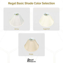 Load image into Gallery viewer, Royal Designs, Inc. BSO-706-20EG Coolie Empire Basic Lamp Shade, 7 x 20 x 12.5, Eggshell
