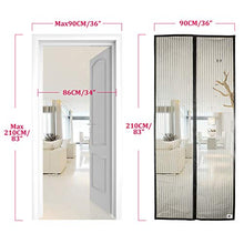 Load image into Gallery viewer, Apalus Magnetic Screen Door, 36&quot;x83&quot; Super Strong Mesh, 28 Magnets from Top to Bottom Ultra Seal Magnets Close Automatically

