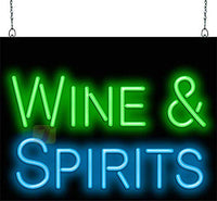 Wine & Spirits Neon Sign