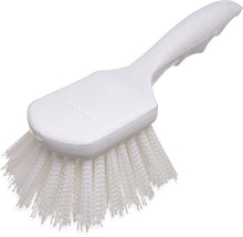 Load image into Gallery viewer, Carlisle 4054102 Sparta Spectrum Polypropylene Handle General Clean Up Brush, Polyester Bristles, 8&quot; Length x 3&quot; Width, 1.63&quot; Bristle Trim, White
