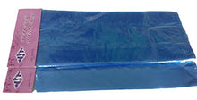 Load image into Gallery viewer, NST 48 Pc Plain Cello Turquoise Blue Goody Treat Loot Bags 4&quot; X 9&quot; X 2&quot; with Ties
