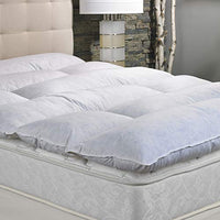 Marriott Featherbed - Soft, Plush Mattress Topper Filled with Allergen-Free Feathers - King