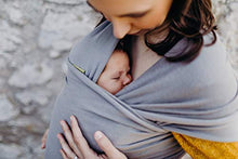 Load image into Gallery viewer, Boba Wrap Baby Carrier, Grey - Original Stretchy Infant Sling, Perfect for Newborn Babies and Children up to 35 lbs
