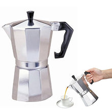 Load image into Gallery viewer, Original Espresso Maker Machine - Cafetera - High end Polished Aluminum Quality - 6 Cup
