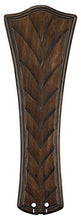 Load image into Gallery viewer, Fanimation B6060WA Concave Ribbed Carved Blade, 26-Inch, Walnut
