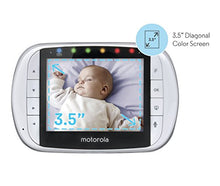Load image into Gallery viewer, Motorola MBP36S Remote Wireless Video Baby Monitor with 3.5-Inch Color LCD Screen, Remote Camera Pan, Tilt, and Zoom
