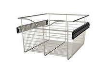 Load image into Gallery viewer, Rev-A-Shelf - CB-182011SN-1 - Satin Nickel Closet Pull-Out Basket
