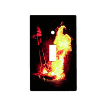 Load image into Gallery viewer, Flame Grilled - Decor Single Switch Plate Cover Metal
