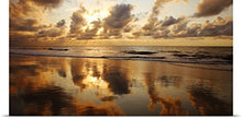 Load image into Gallery viewer, GREATBIGCANVAS Entitled Hawaii, Maui, Kihei, Sunset at Kamaole Beach One Poster Print, 72&quot; x 38&quot;, Multicolor
