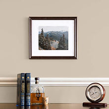Load image into Gallery viewer, ArtToFrames 10x20 Inch Brown Picture Frame, This 1&quot; Custom Wood Poster Frame is Walnut Stain on Hard Maple, for Your Art or Photos - Comes with Regular Glass, WOM0066-60823-YWAL-10x20

