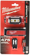 Load image into Gallery viewer, Milwaukee Electric Tools 2111-21 USB Rechargeable Headlamp, Red
