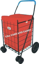 Load image into Gallery viewer, PrimeTrendz TM Red Water Resistant Shopping Cart Liner (Liner Only) by USA Cash and Carry
