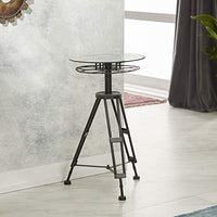 Deco 79 51652 Metal Glass Accent Table, 25