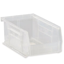 Load image into Gallery viewer, Quantum QUS220CL Clear Ultra Stack and Hang Bin, 7-3/8&quot; x 4-1/8&quot; x 3&quot; (Pack of 24)
