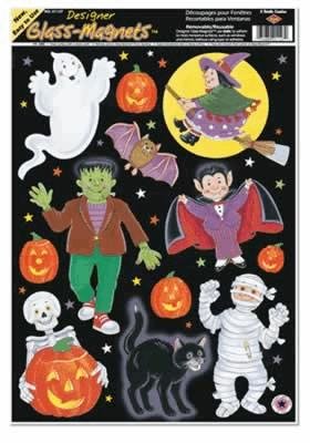 Halloween Character Window Clings (Pack of 96)