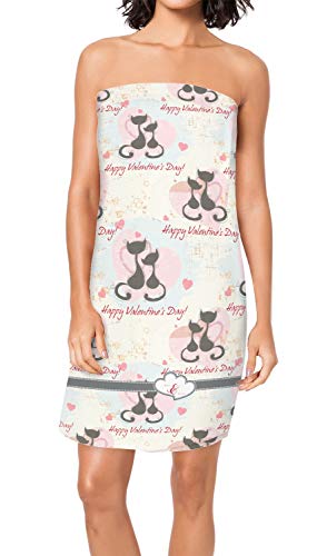 YouCustomizeIt Cats in Love Spa/Bath Wrap (Personalized)