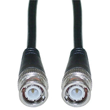 Load image into Gallery viewer, C&amp;E BNC RG59/U Coaxial Cable Black BNC Male 50-Feet
