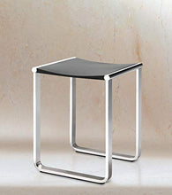 Load image into Gallery viewer, Keuco Plan 14982010037 Stool Black/Grey Chrome-Plated
