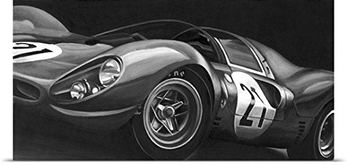 GREATBIGCANVAS Entitled Vintage Racing II Poster Print, 72