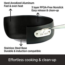 Load image into Gallery viewer, All-Clad E785S264/E785S263 HA1 Hard Anodized Nonstick Dishwasher Safe PFOA Free 8 and 10-Inch Fry Pan Cookware Set, 2-Piece, Black
