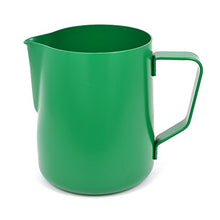 Load image into Gallery viewer, BrewGlobal Rhinoware Stealth Milk Pitcher, Stainless Steel 32 oz - Green
