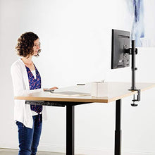 Load image into Gallery viewer, VIVO Black Ultra Wide Screen TV and Monitor Desk Mount, Adjustable Height and Tilt Stand for Screens up to 42 inches, STAND-V101C
