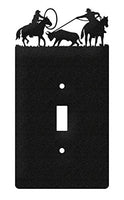 SWEN Products Team Roper Wall Plate Cover (Single Switch, Black)