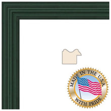 Load image into Gallery viewer, ArtToFrames 13x19 inch Green Stain on Red Leaf Maple Wood Picture Frame, WOM0066-60823-YGRN-13x19
