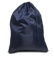 Simple Nylon Laundry Bag (Navy)
